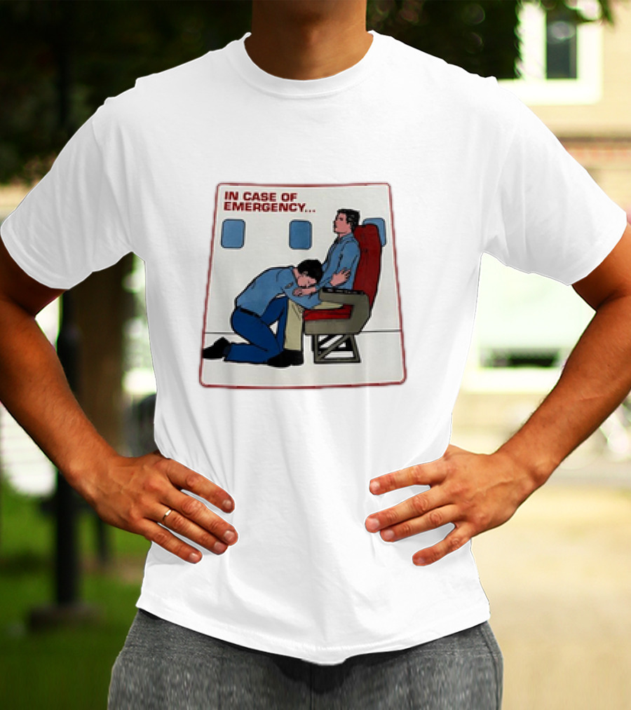 In Case Of Emergency Airplane Seat Safety Instructions T-Shirt