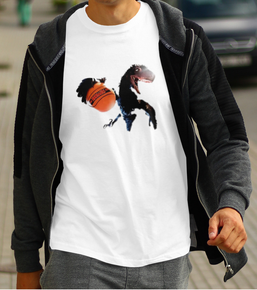 Deinonychus Basketball Action T-Shirt
