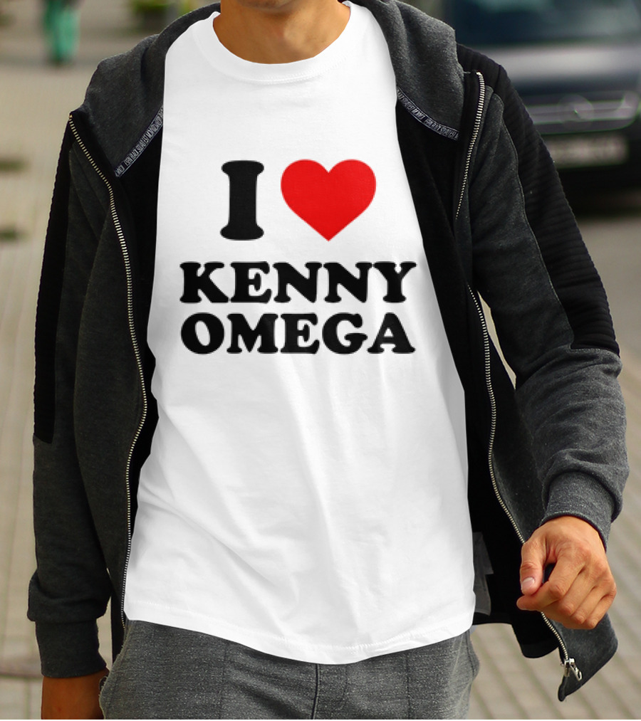 I Heart Kenny Omega Wrestler T-Shirt