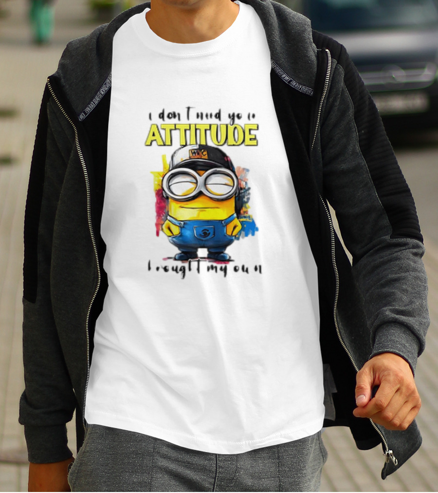 Minion Attitude Statement With Goggles And Hat T-Shirt