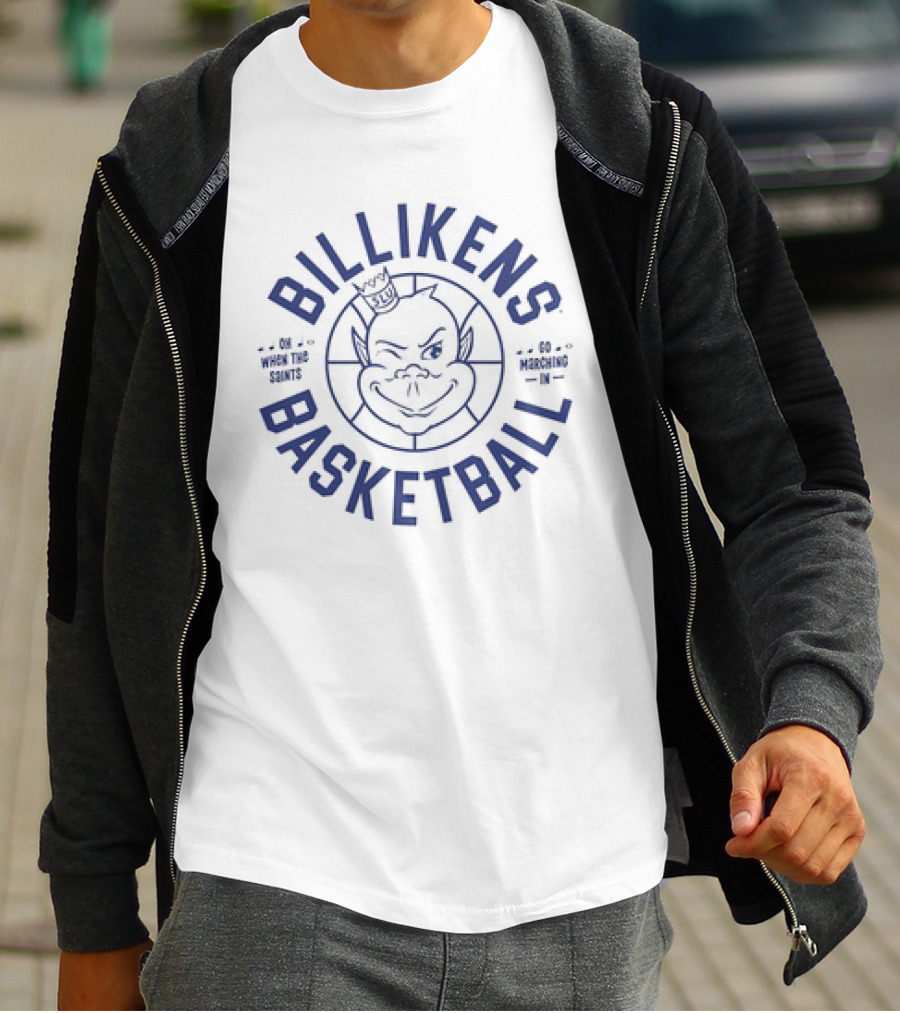 Billikens Basketball Oh When The Saints Go Marching In Retro T-Shirt