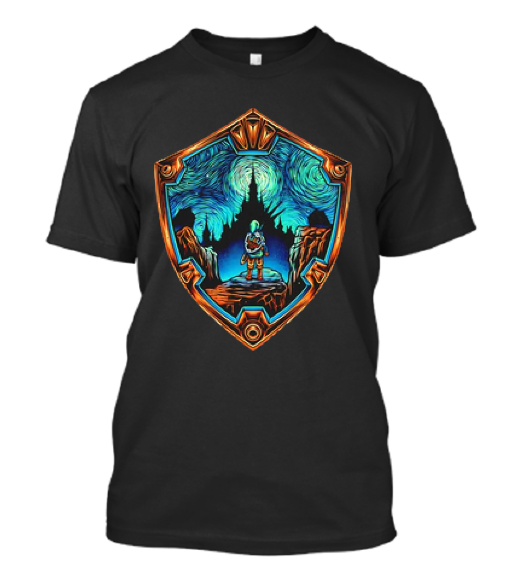The Legend Of Zelda Horizon Destiny Shield T-Shirt