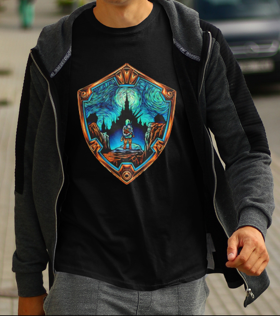 The Legend Of Zelda Horizon Destiny Shield T-Shirt