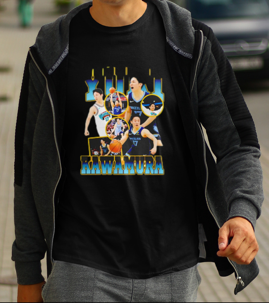 Yuki Kawamura Memphis Grizzlies NBA Basketball 90s T-Shirt