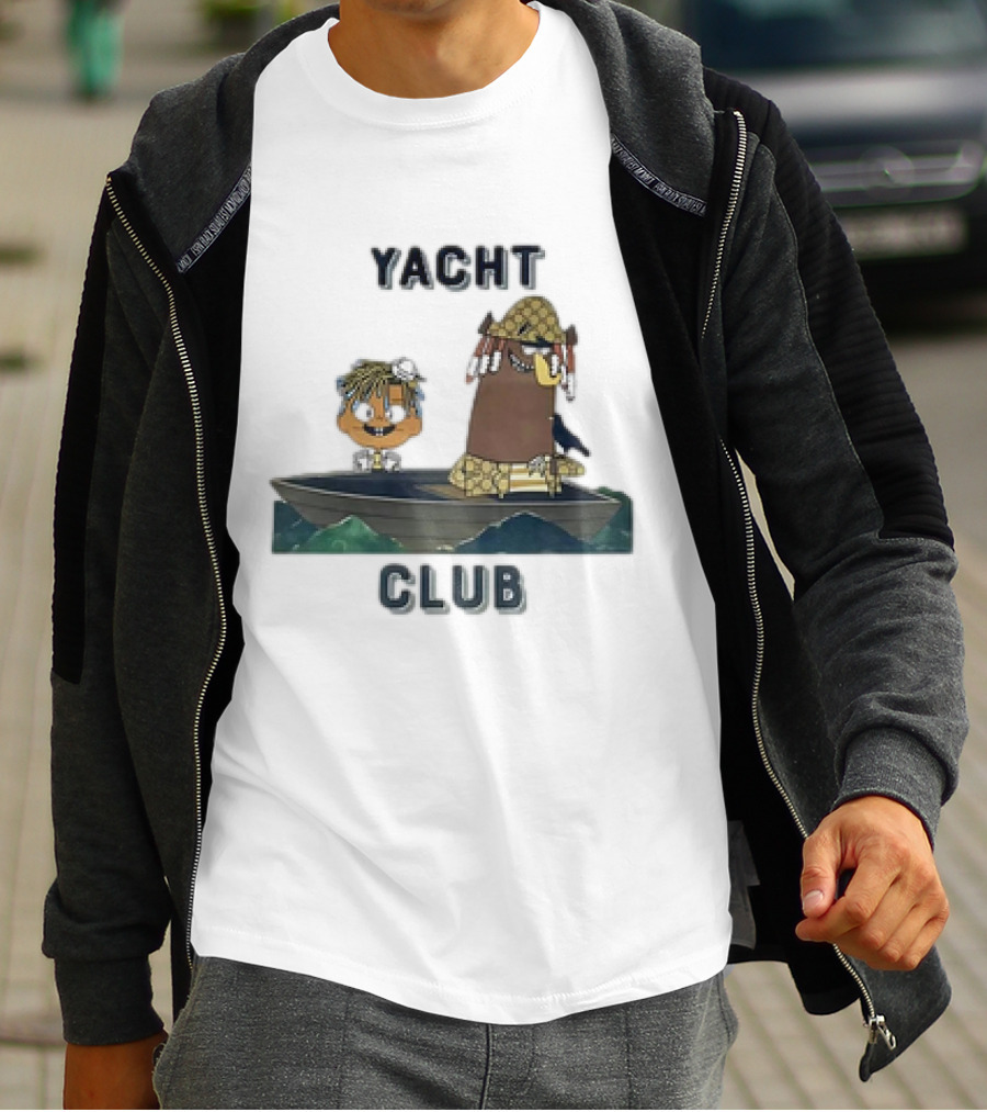 Juice Wrld Lil Yachty Yacht Club Hip-Hop Characters T-Shirt
