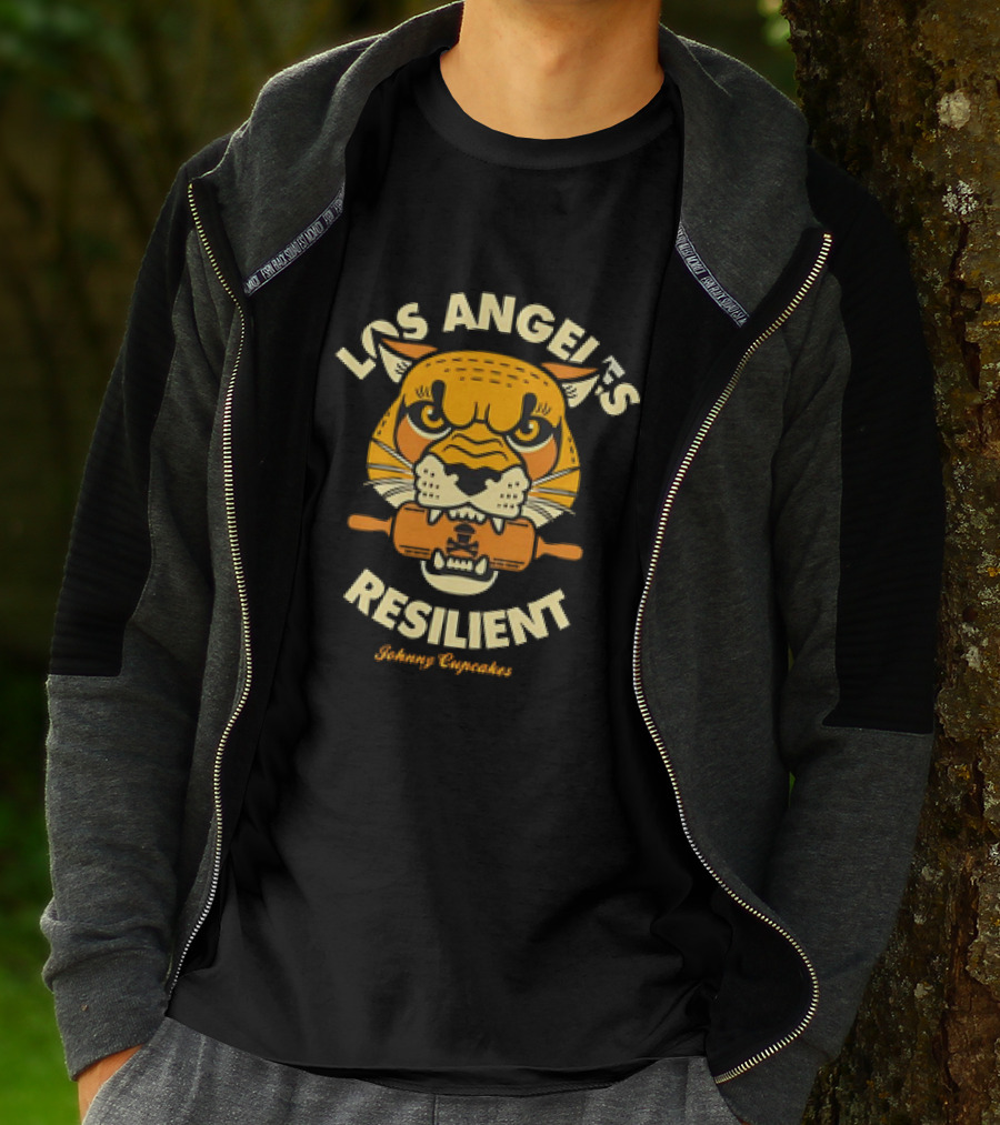 Los Angeles Resilient Johnny Cupcakes Tiger T-Shirt
