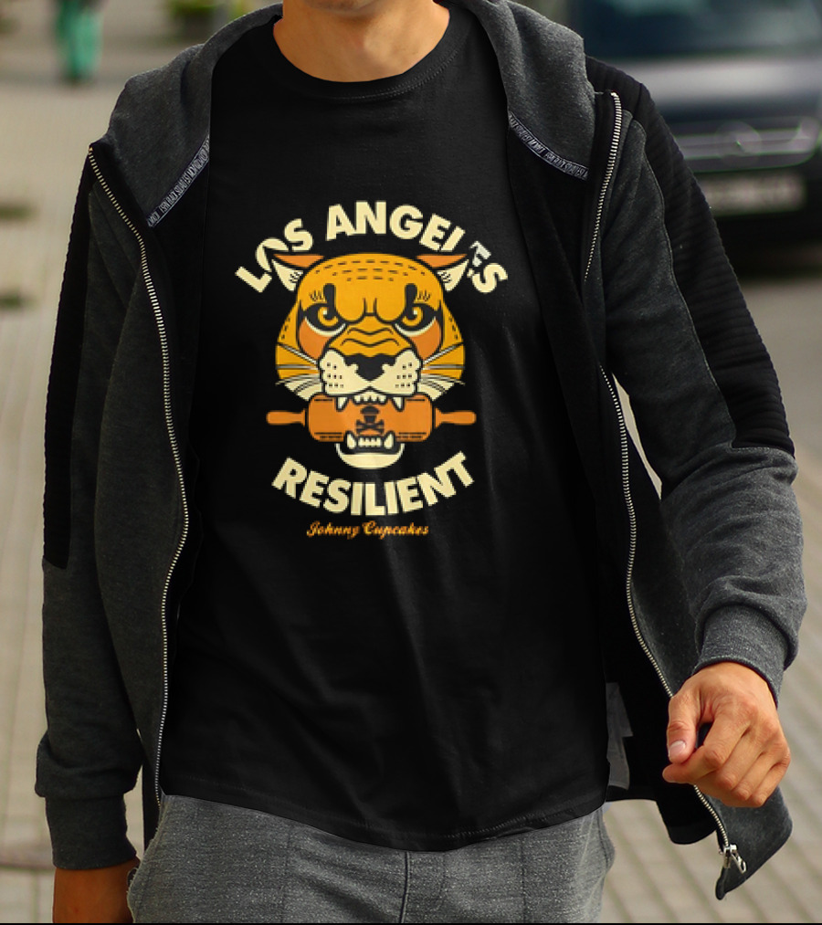 Los Angeles Resilient Johnny Cupcakes Tiger T-Shirt