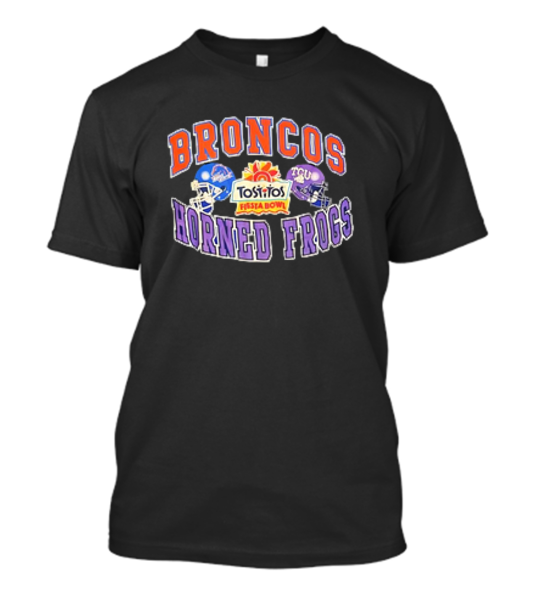 Broncos Horned Frogs Tostitos Fiesta Bowl Matchup T-Shirt