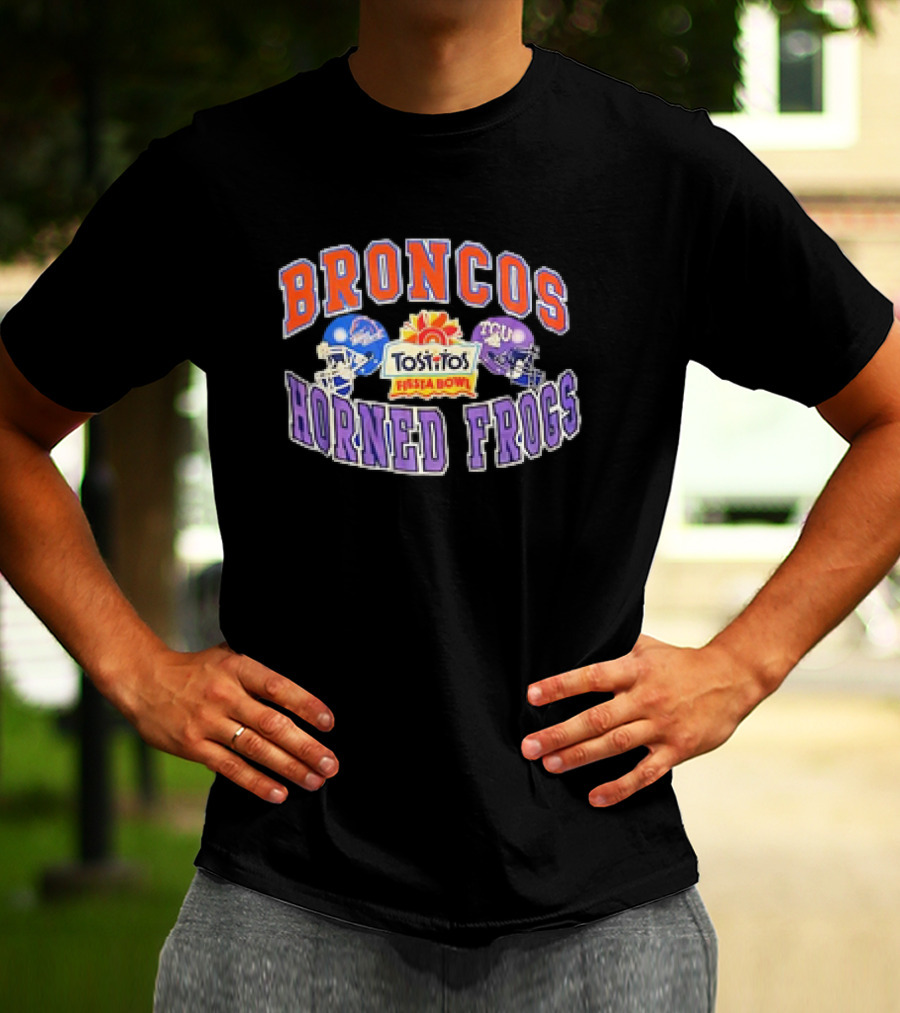 Broncos Horned Frogs Tostitos Fiesta Bowl Matchup T-Shirt