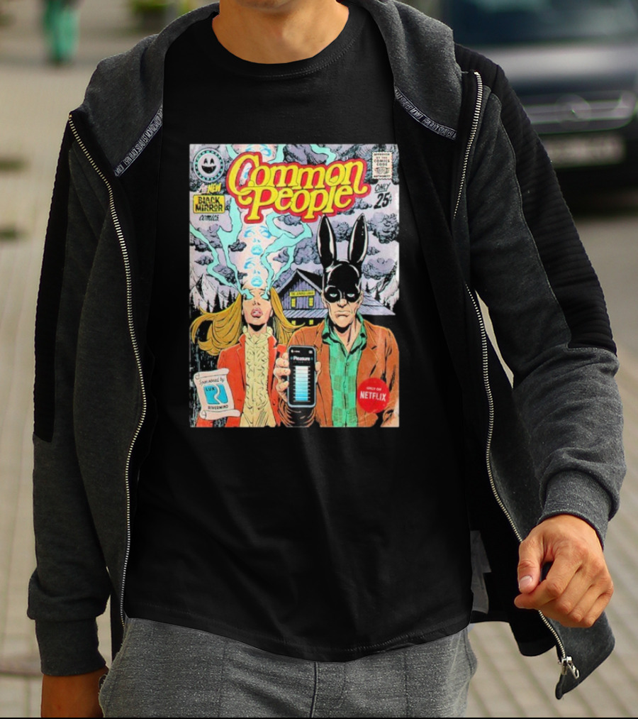 Black Mirror Comics Common People Netflix 2025 T-Shirt