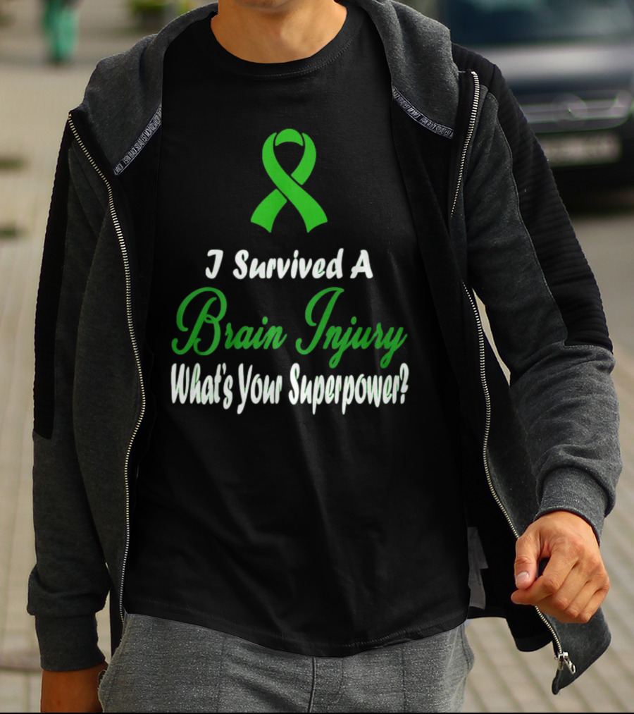 I Survived A Brain Injury What's Your Superpower? T-Shirt