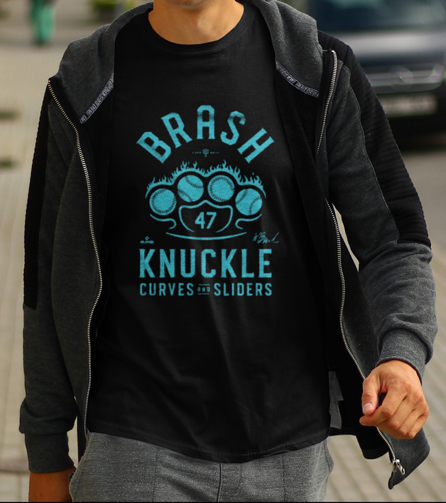 Brash Knuckle 47 Curves And Sliders T-Shirt