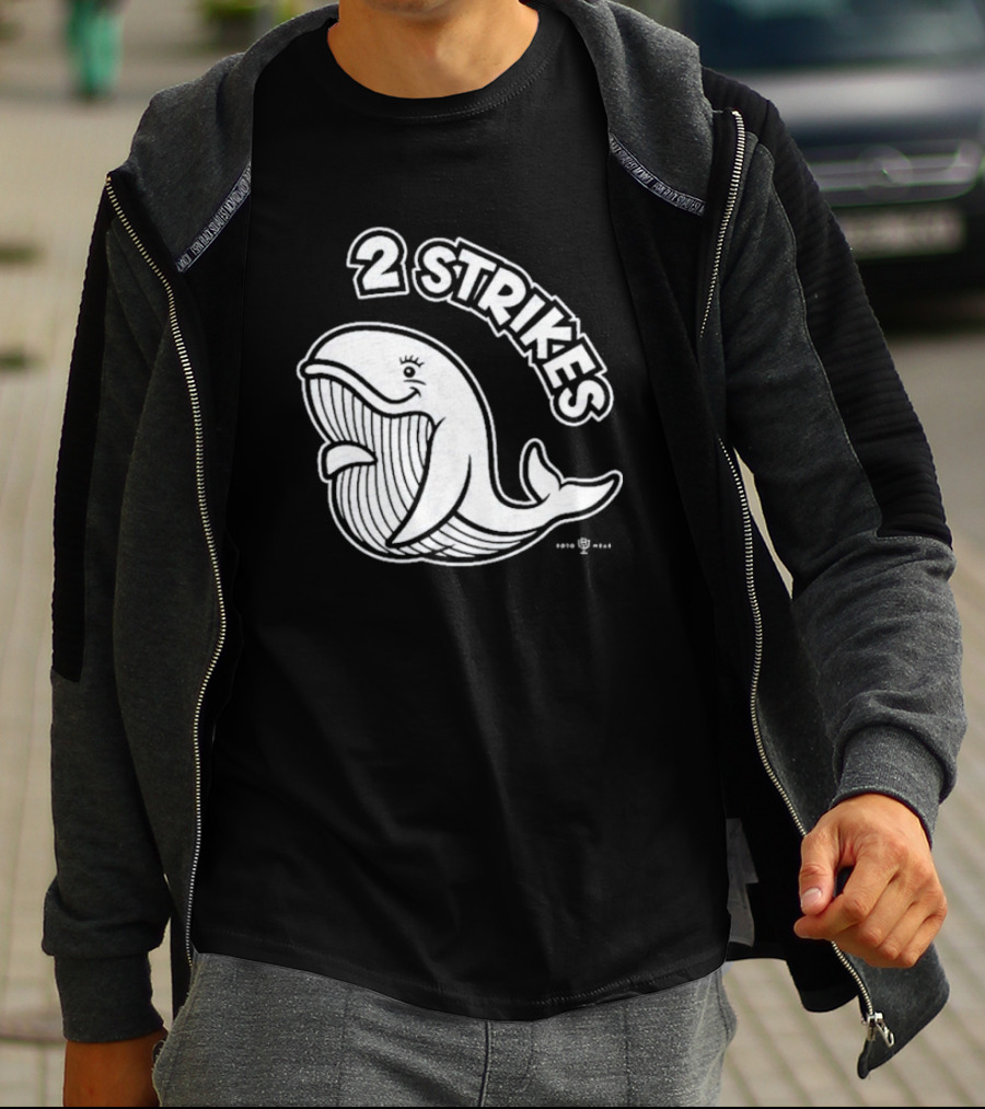 Bryan Hoch 2 Strikes Whale T-Shirt