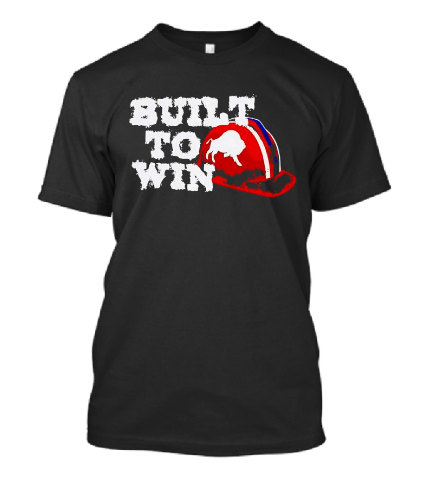 Built To Win Buffalo Bills Helmet Logo T-Shirt