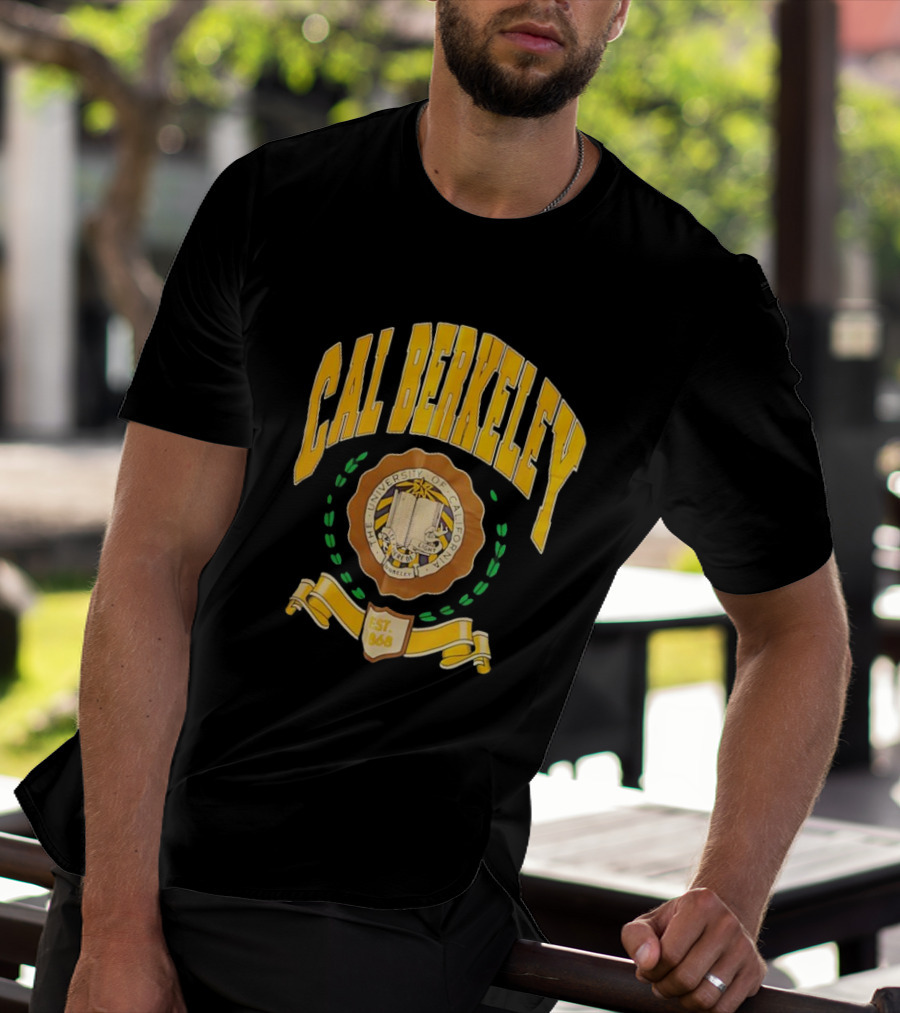 Cal Berkeley University Of California Est 1868 Crest Academic Seal T-Shirt