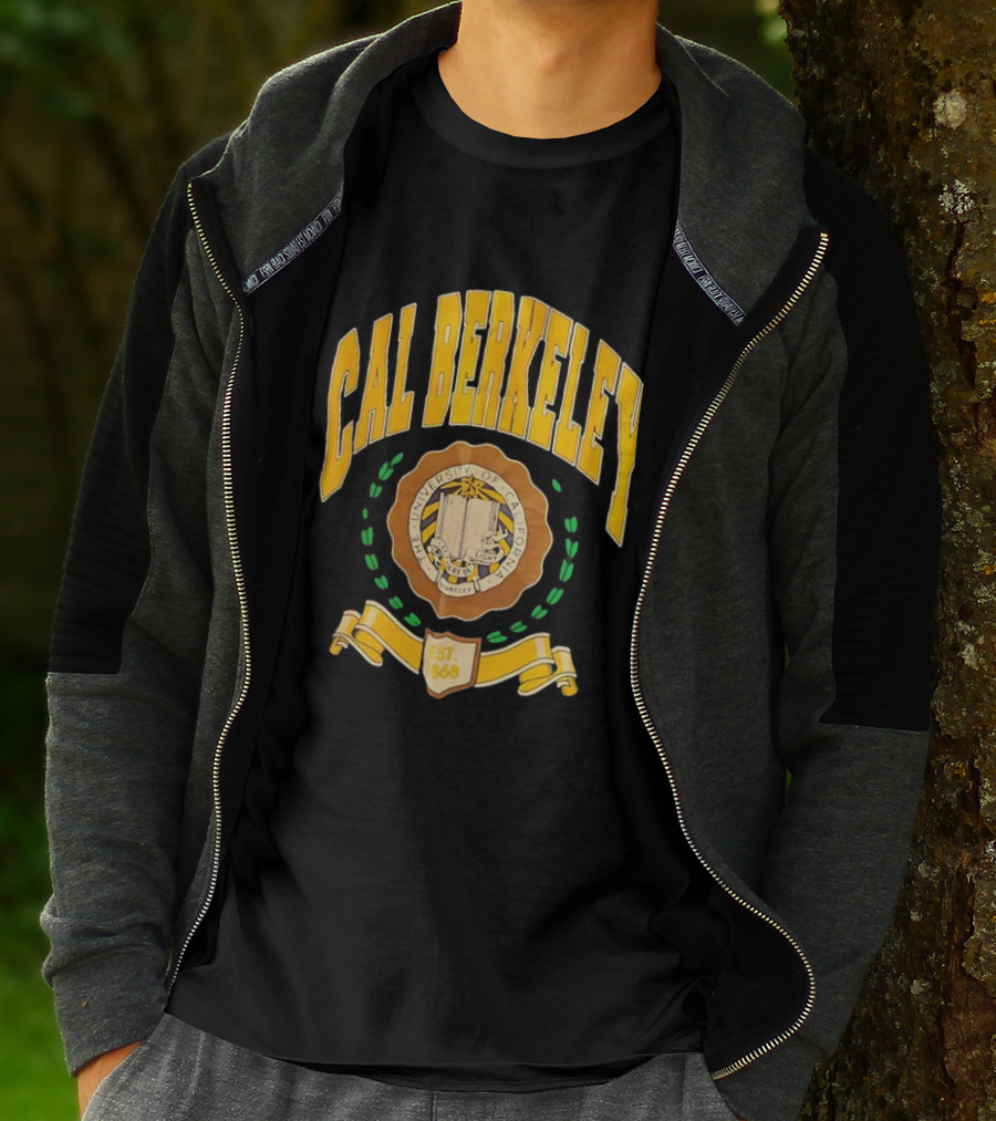 Cal Berkeley University Of California Est 1868 Crest Academic Seal T-Shirt