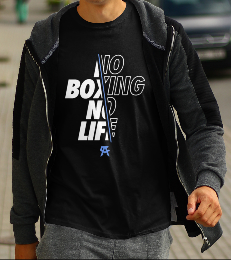 Canelo Alvarez No Boxing No Life Stylized Text With Icon T-Shirt
