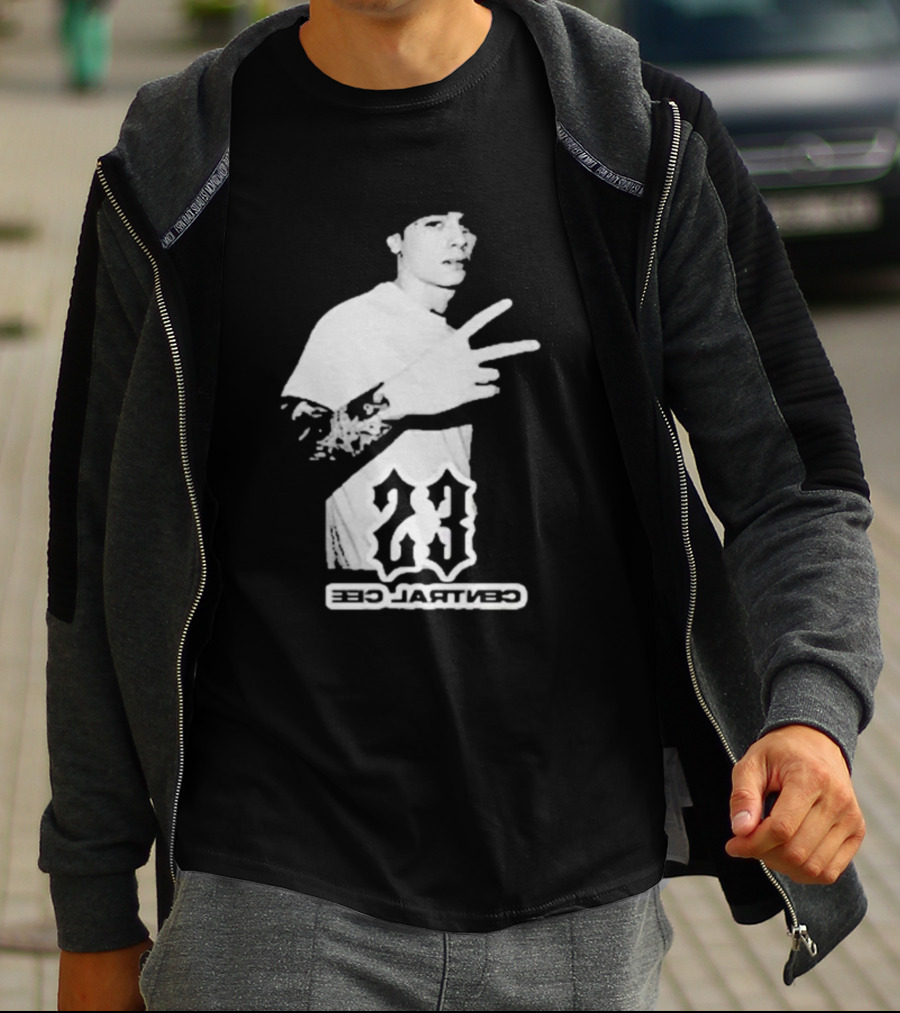 Central Cee Rap Bro Mask 23 White T-Shirt