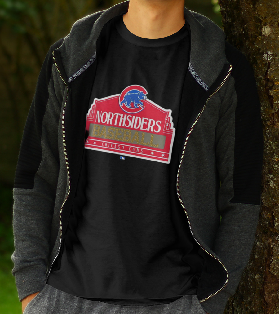 Northsiders Baseball Chicago Cubs Bear Emblem T-Shirt