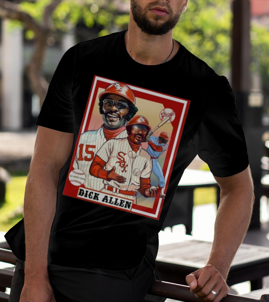 Dick Allen Chicago White Sox AL MVP 1972 Vintage Baseball Legend T-Shirt