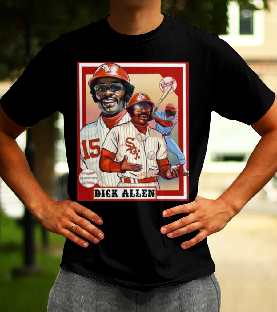 Dick Allen Chicago White Sox AL MVP 1972 Vintage Baseball Legend T-Shirt
