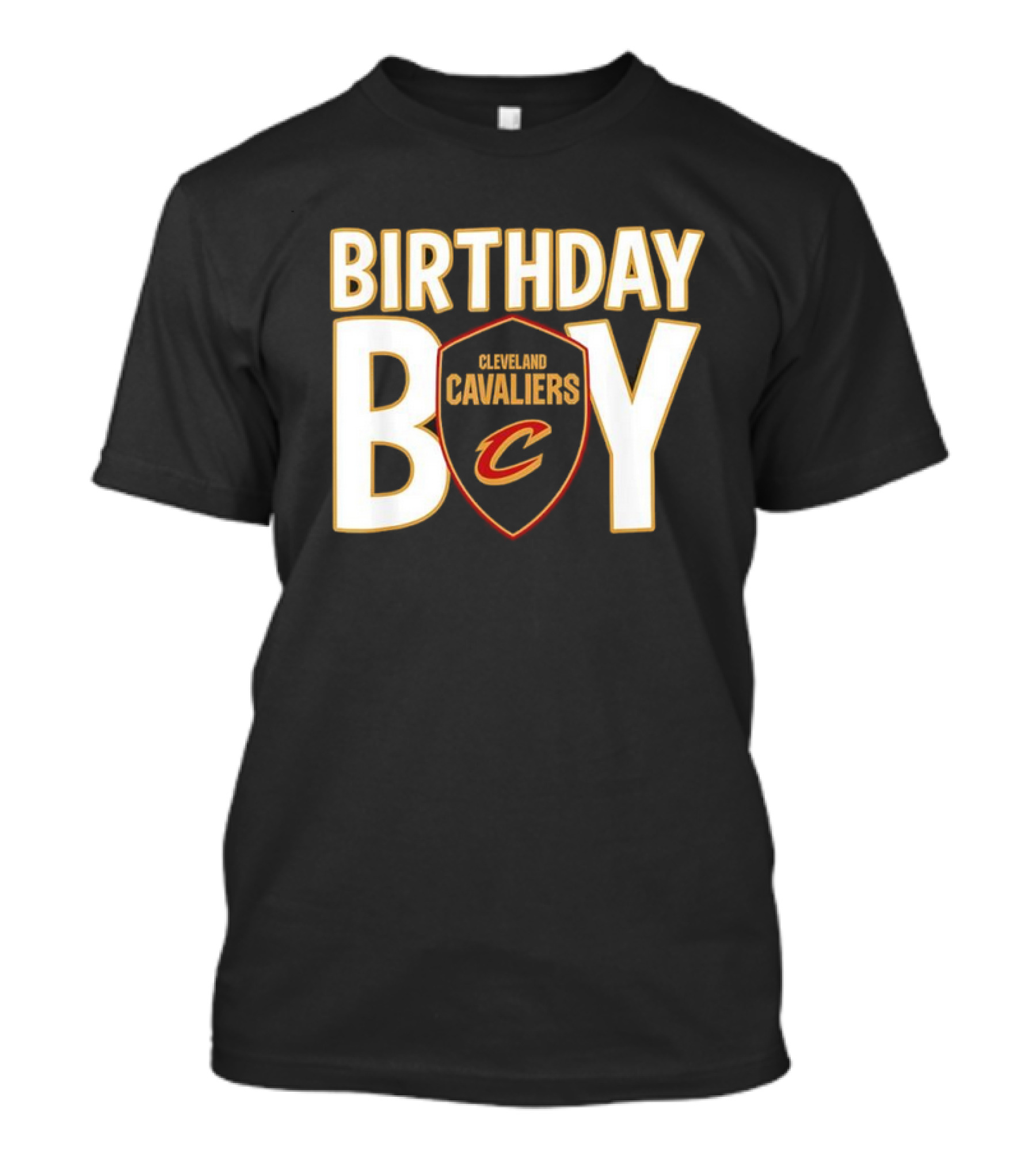 Cleveland Cavaliers NBA Birthday Boy Shield With C Logo T-Shirt