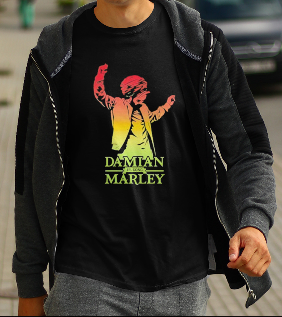 Damian Marley Reggae Colors Dancing T-Shirt