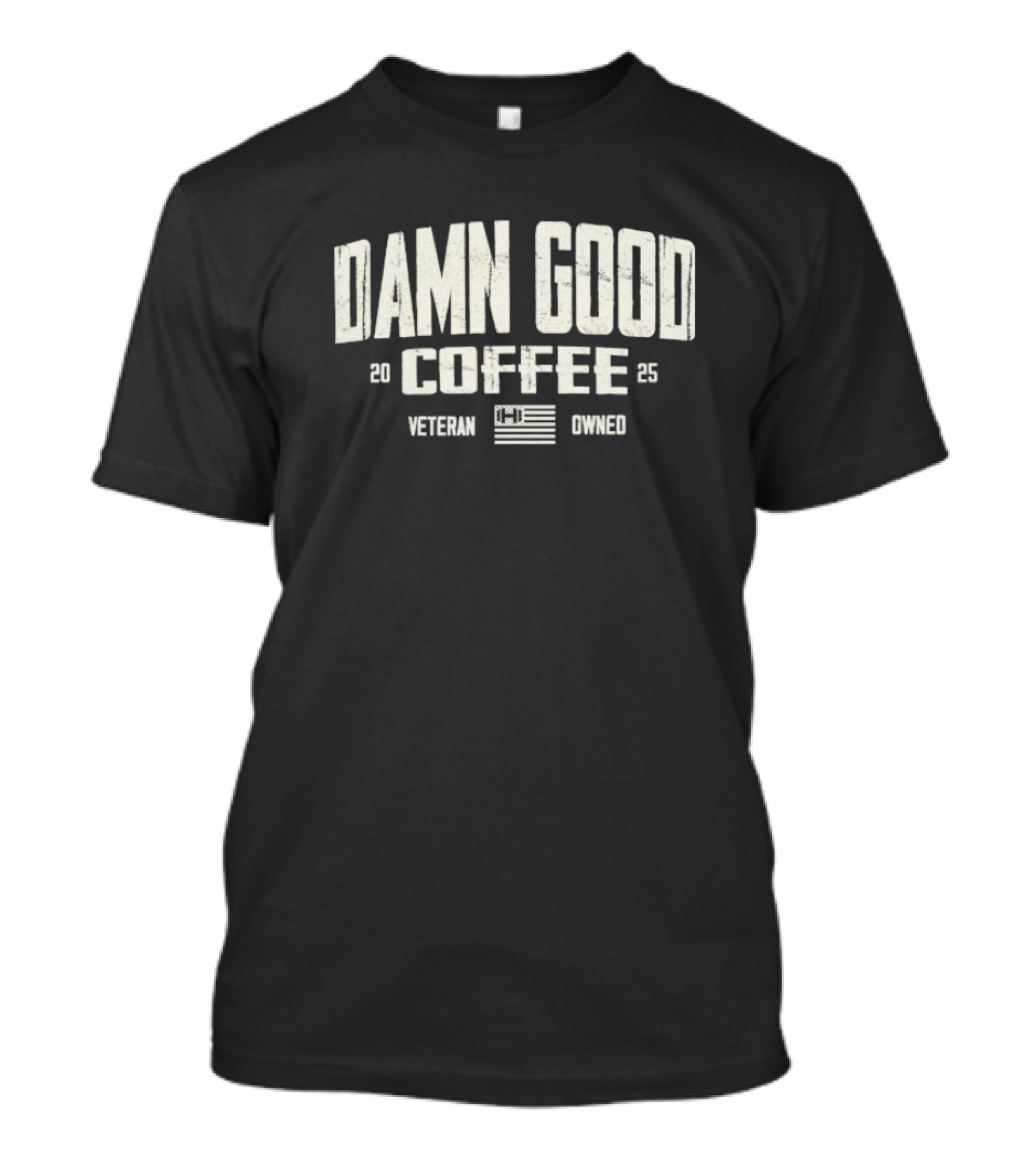 Damn Good Coffee 2025 Veteran Owned T-Shirt