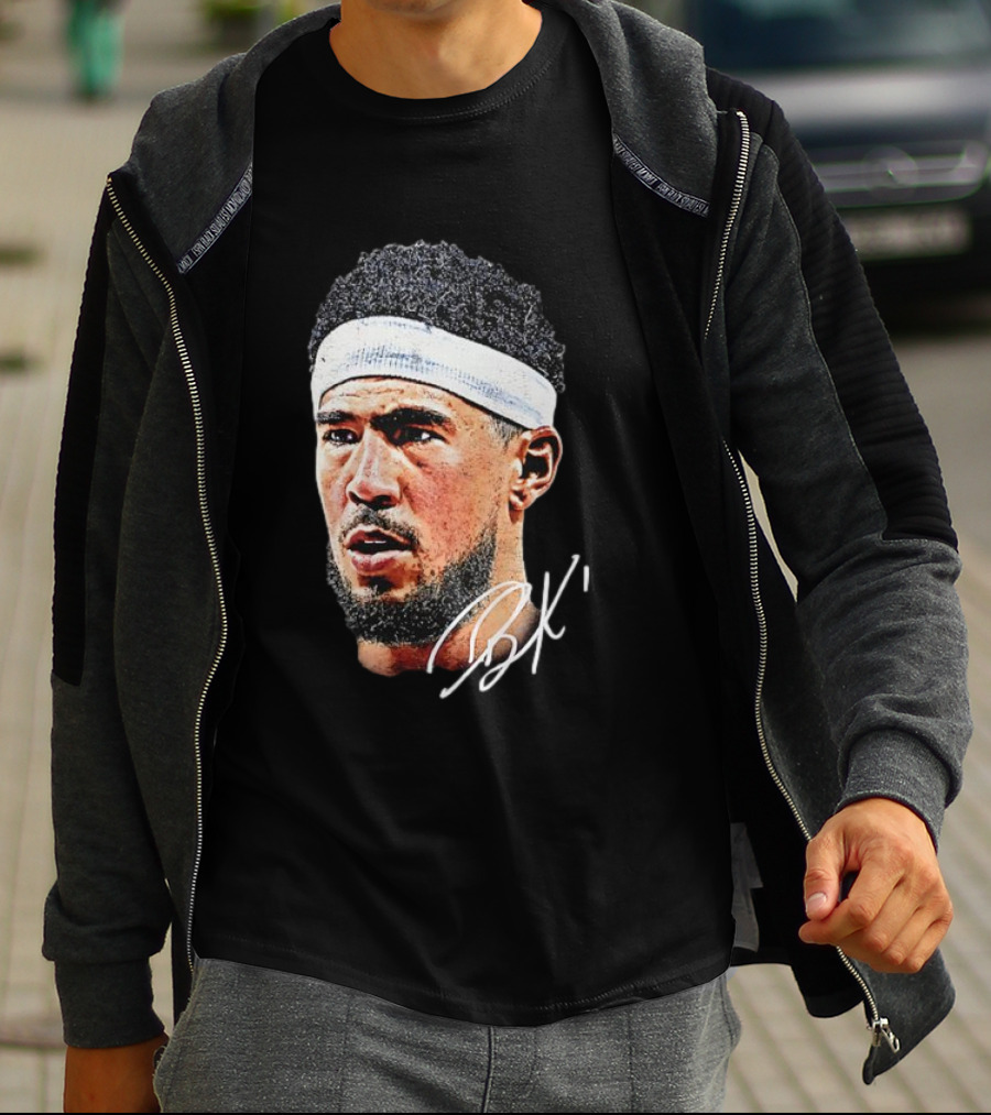 Devin Booker NBA Big Face BK Signature T-Shirt