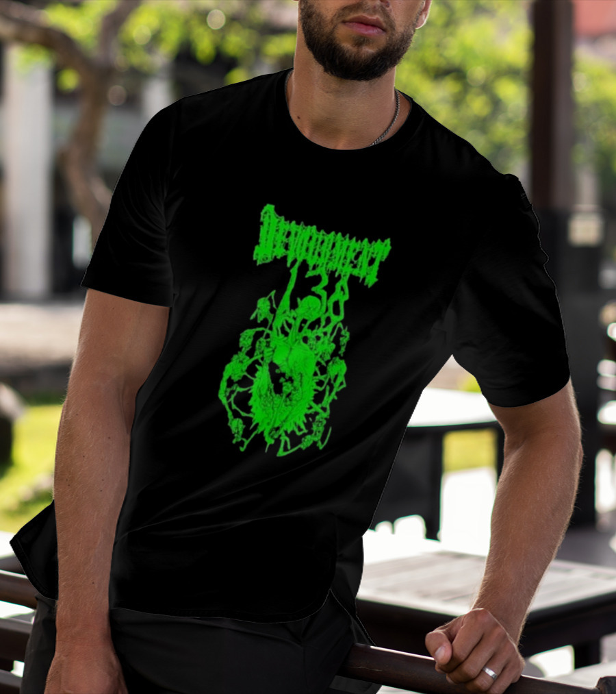 Devourment Butcher The Weak Green Splatter Graphic T-Shirt