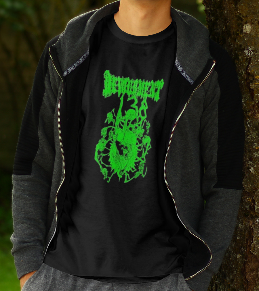 Devourment Butcher The Weak Green Splatter Graphic T-Shirt