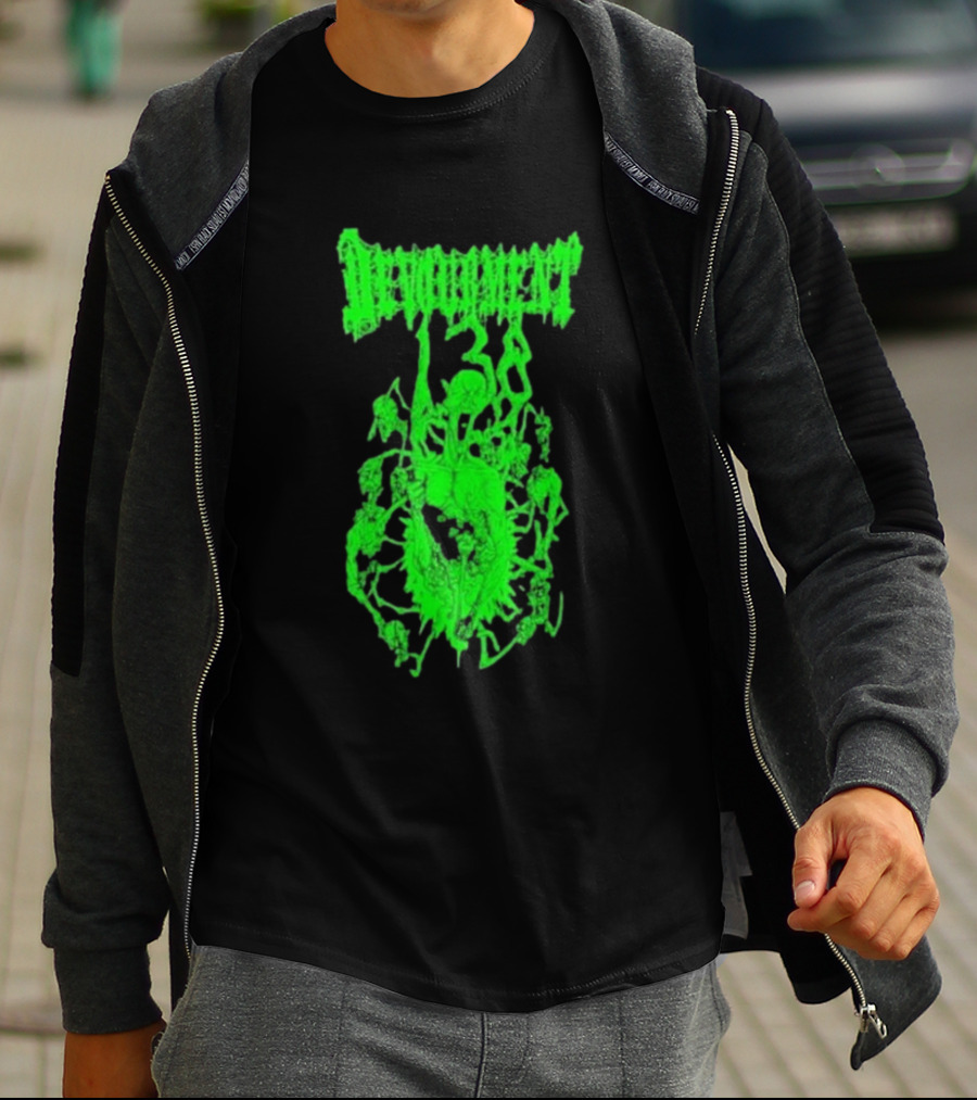 Devourment Butcher The Weak Green Splatter Graphic T-Shirt