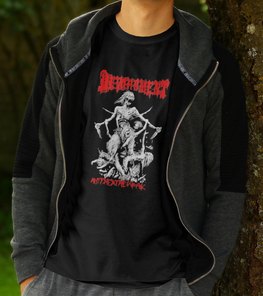 Devourment Butcher The Weak Undead Creature Scene T-Shirt