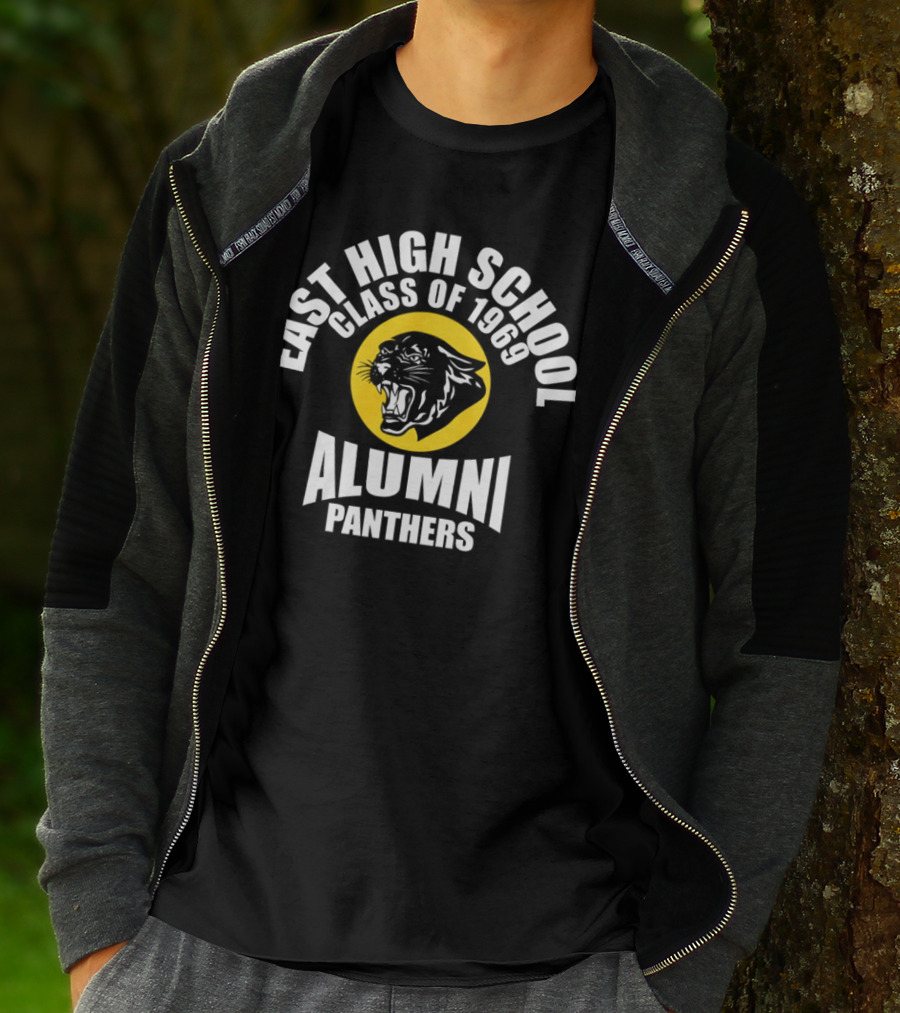 East High School Class Of 1958 Alumni Panthers T-Shirt