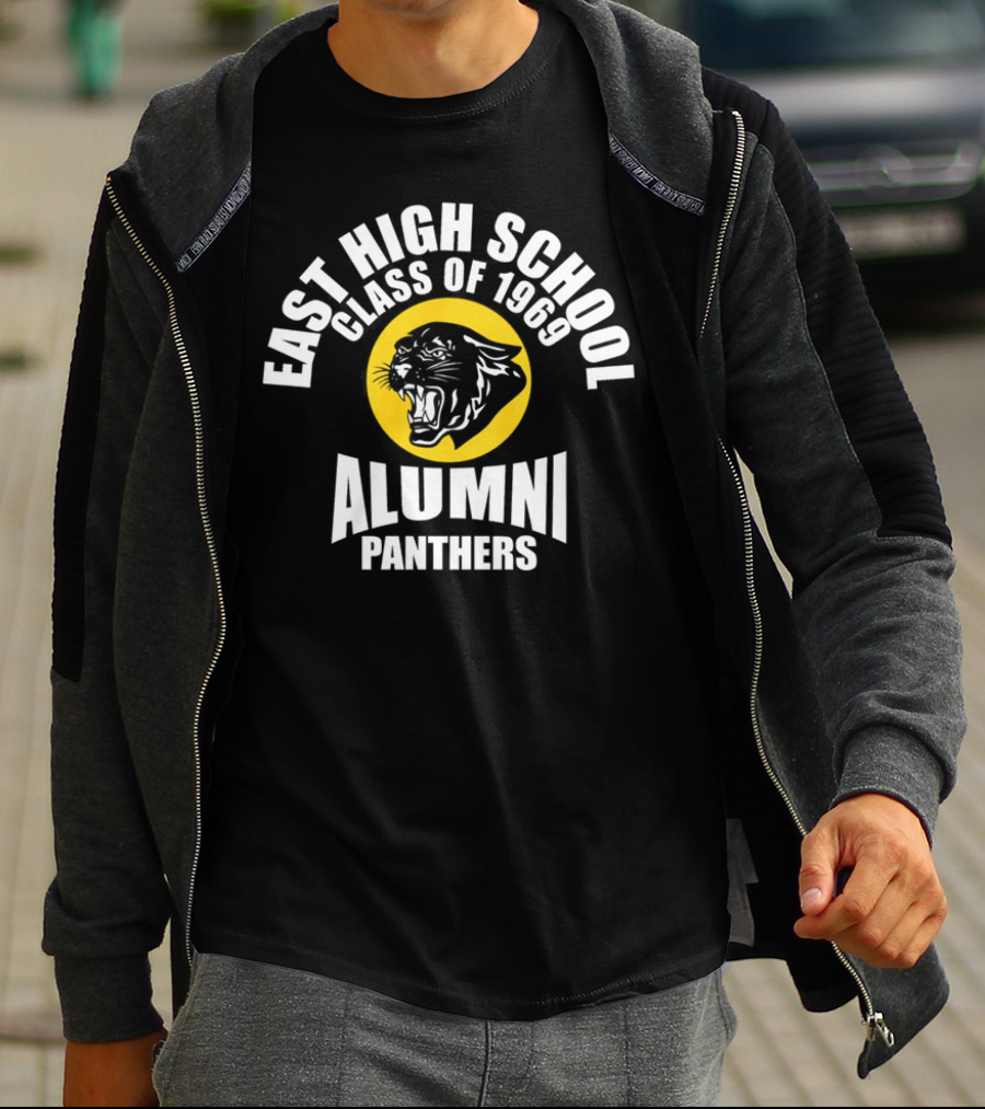 East High School Class Of 1958 Alumni Panthers T-Shirt
