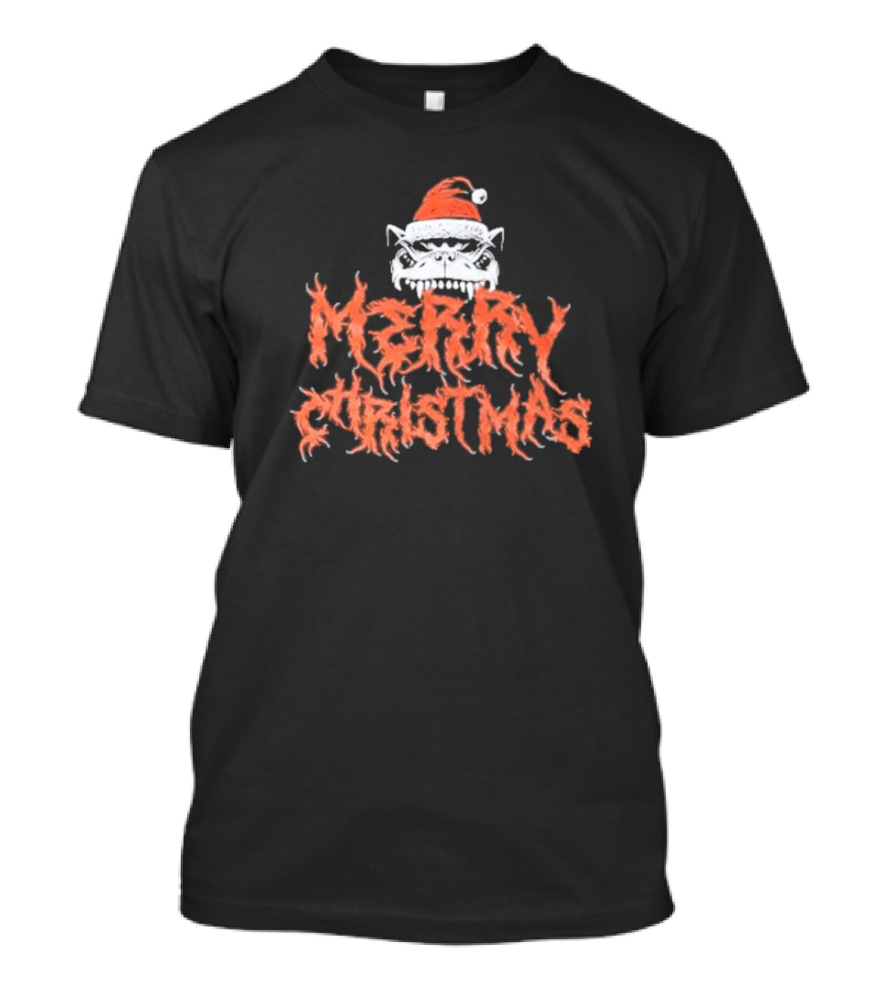 Merry Christmas Download Festival Santa Hat Monster T-Shirt