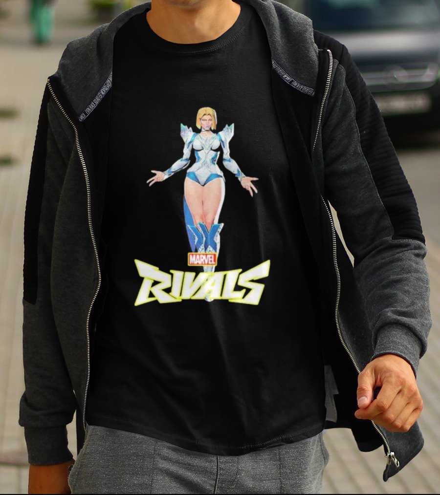 Emma Frost Marvel Rivals Season 2 Hellfire Gala Game Characters T-Shirt