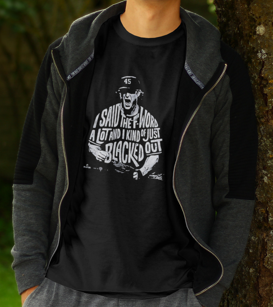 Gerrit Cole I Said The F-Word A Lot And I Kind Of Just Blacked Out Yankees 45 T-Shirt