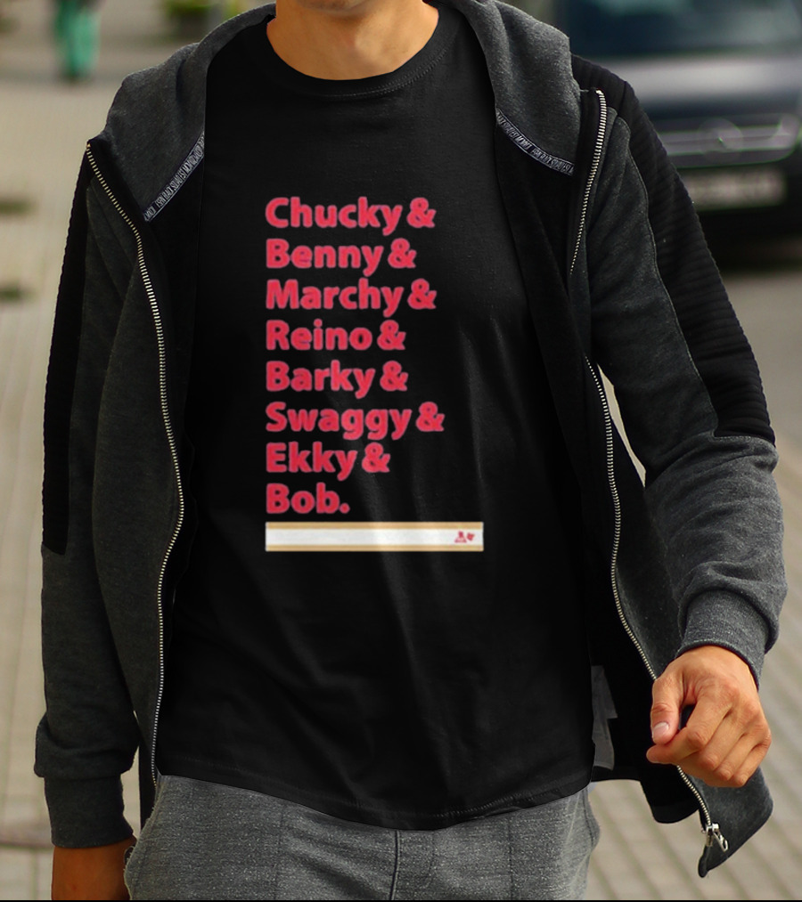 Florida Panthers Chucky Benny Marchy Reino Barky Swaggy Ekky Bob Names T-Shirt