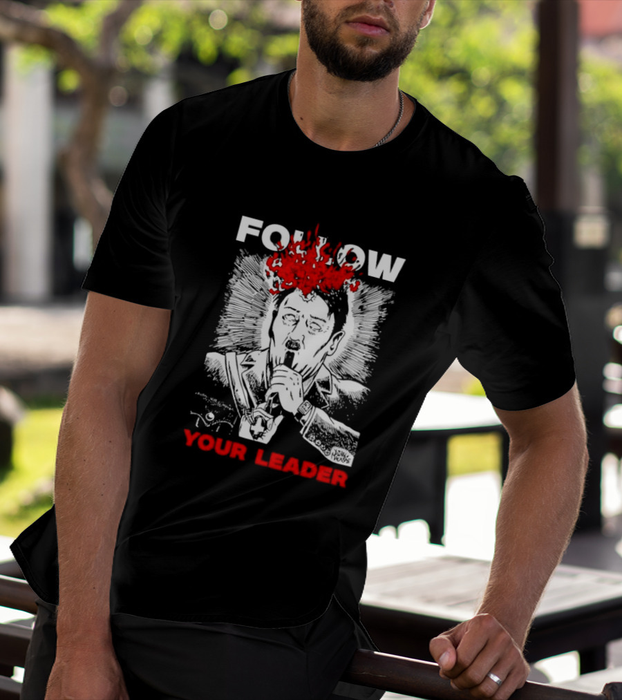 Follow Your Leader Diablo Macabre Skull And Flames T-Shirt