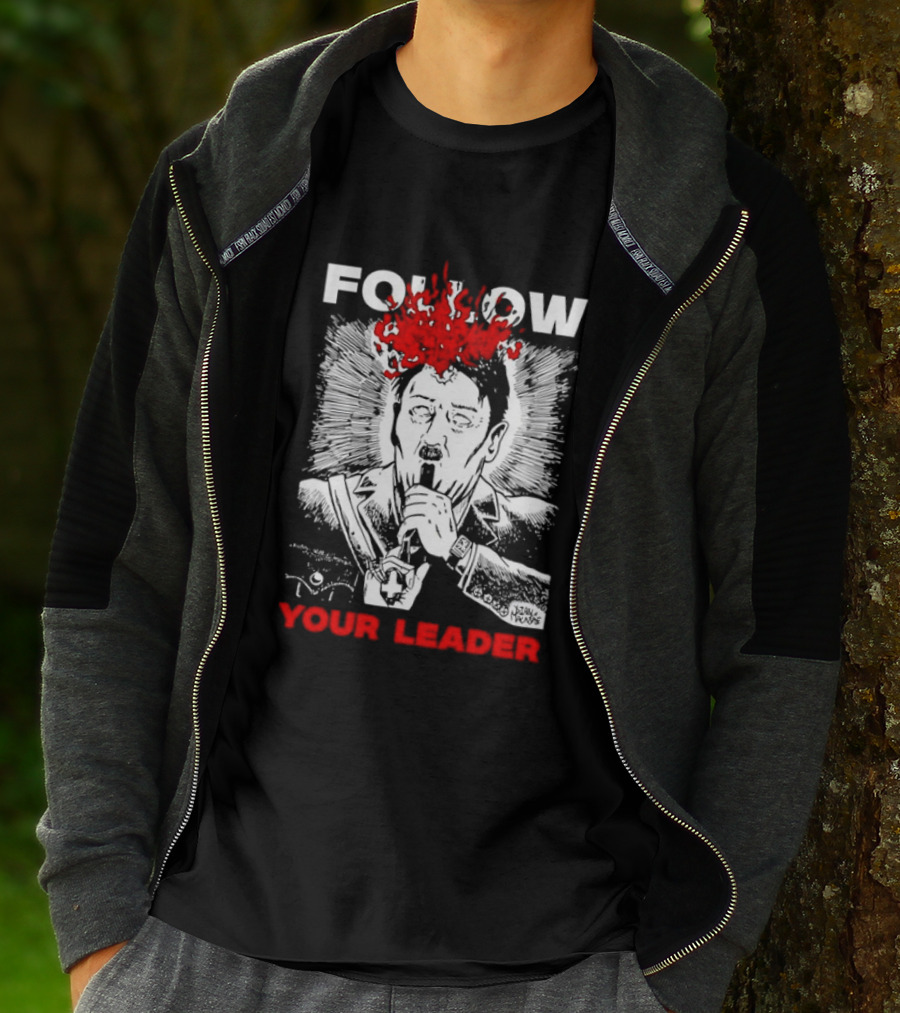 Follow Your Leader Diablo Macabre Skull And Flames T-Shirt