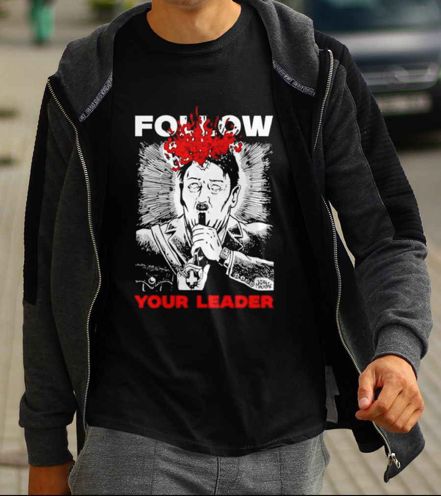 Follow Your Leader Diablo Macabre Skull And Flames T-Shirt