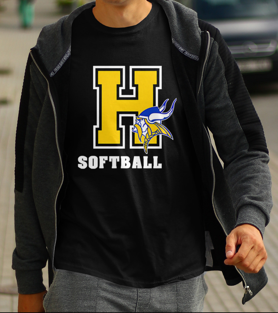 Francis Howell Vikings H Softball T-Shirt