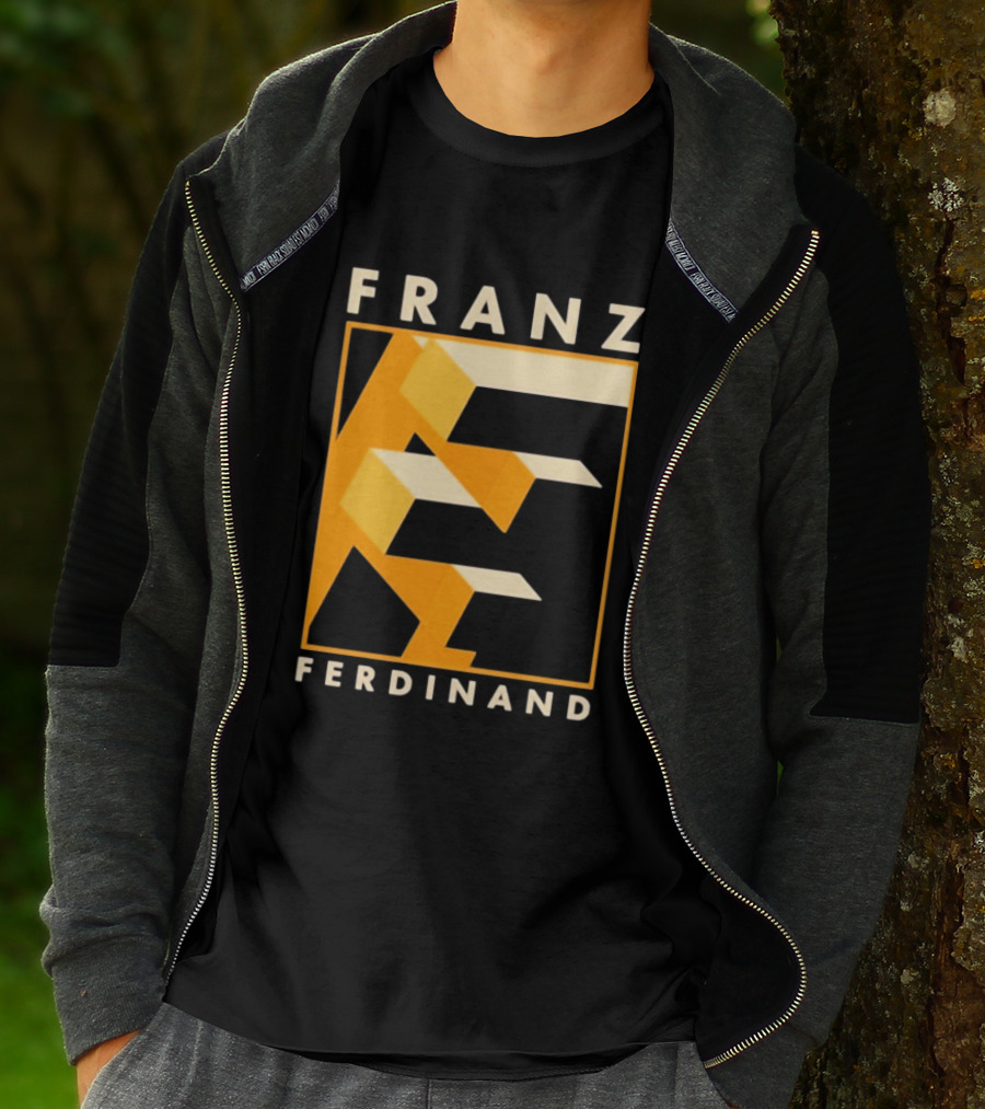 Franz Ferdinand Orange Geometric E T-Shirt