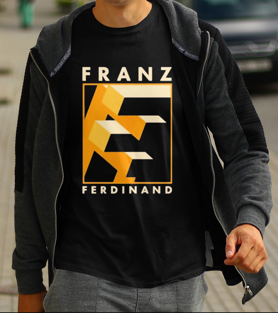 Franz Ferdinand Orange Geometric E T-Shirt