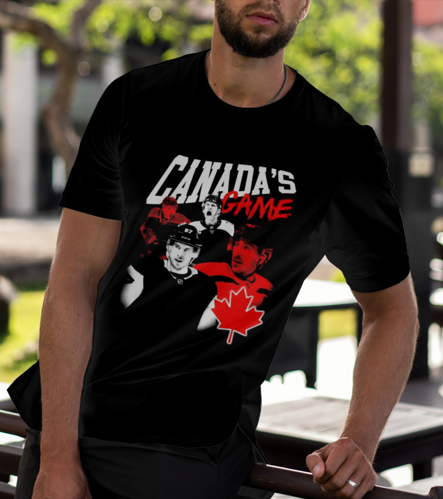 Canada's Game 4 Nations Team Maple Leaf T-Shirt