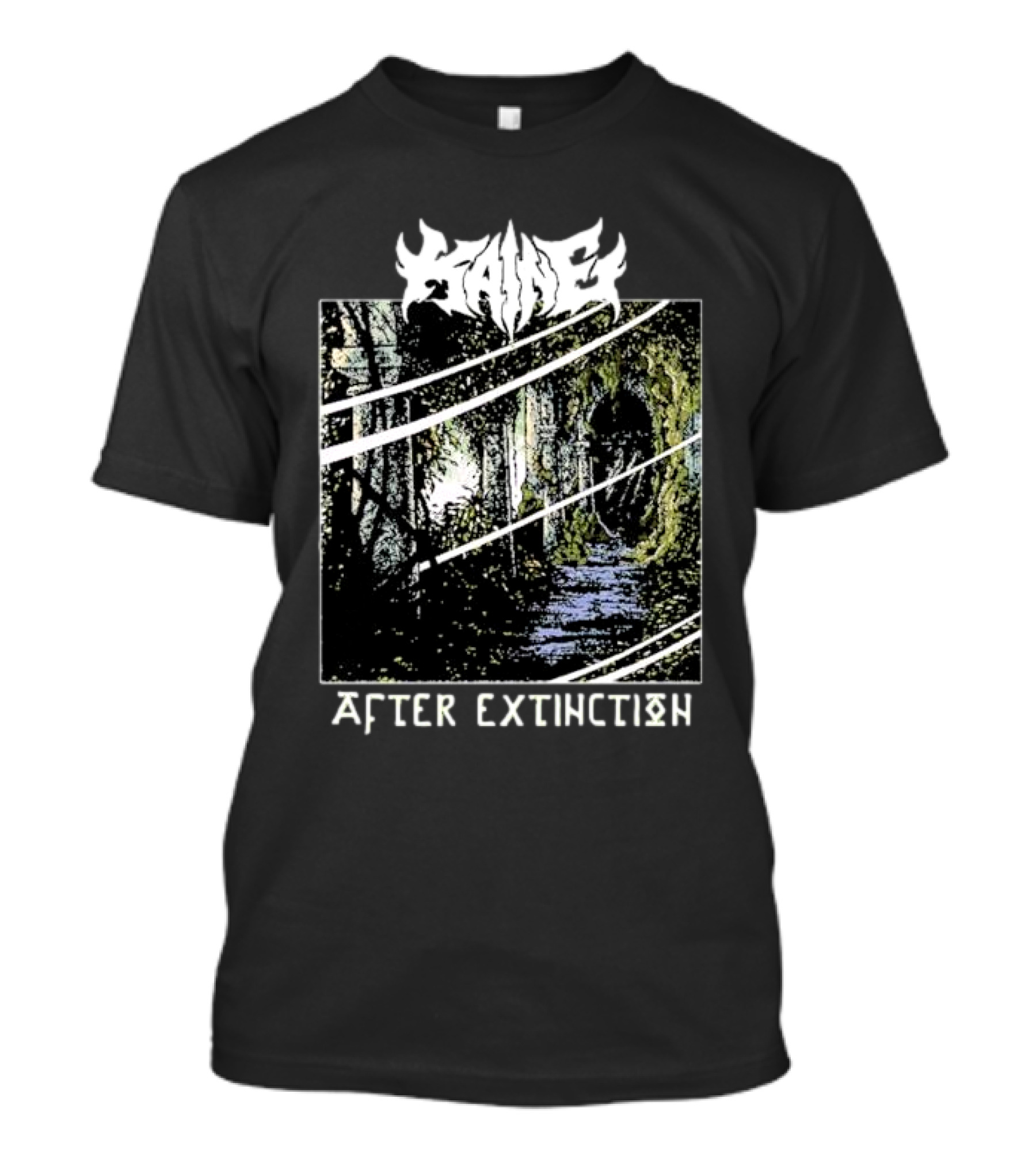 "Zaid After Extinction Overgrown Ruins Path" T-Shirt