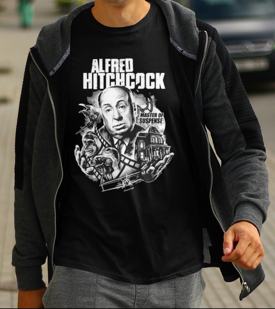 Alfred Hitchcock Master Of Suspense King Of The Silver Screen T-Shirt