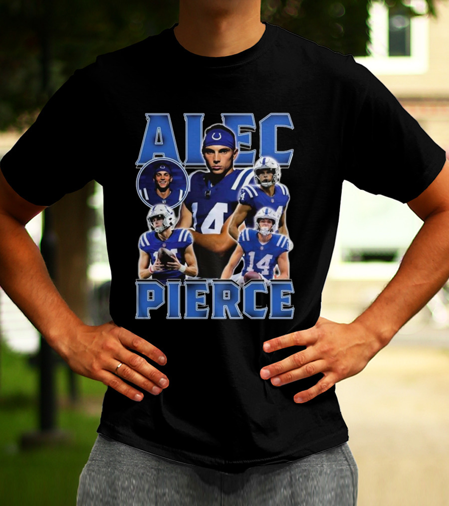 Alec Pierce Indianapolis Football Number 14 Colts T-Shirt