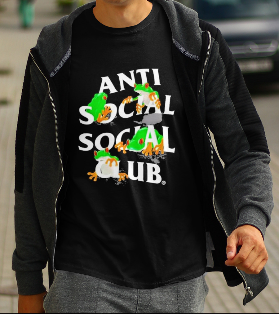 Anti Social Social Club Red Eyes Frog T-Shirt